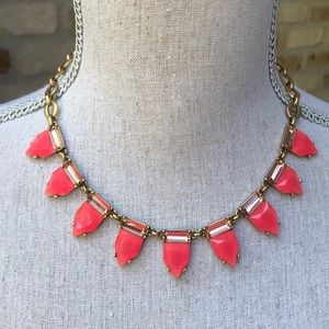 NIB Stella & Dot Eye Candy Necklace Pink Gold